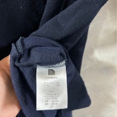西松屋　マタニティワンピース　授乳服　ネイビー　裏起毛の画像