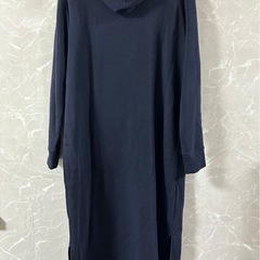 西松屋　マタニティワンピース　授乳服　ネイビー　裏起毛の画像