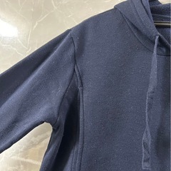 西松屋　マタニティワンピース　授乳服　ネイビー　裏起毛の画像