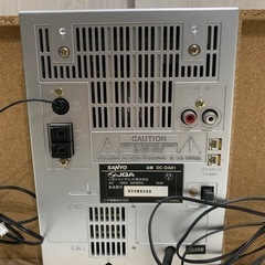 CDラジカセ＆スピーカーの画像