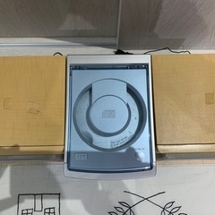 CDラジカセ＆スピーカーの画像