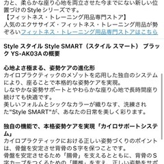 【受渡調整済】姿勢サポートシート スタイルスマートの画像
