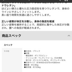 【受渡調整済】姿勢サポートシート スタイルスマートの画像