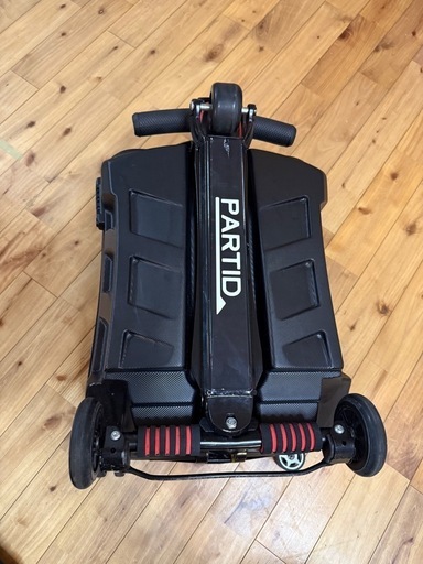 キックスクーター スーツケース 35L TSA 折り畳み カーボン