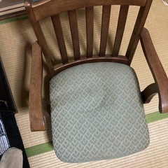 木製ローチェア　ペア2台　National製　ローこたつ用　36...