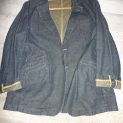 古着kansai jeans ジャケットメンズジャケット黒Lサイズ