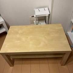 IKEAローテーブル　机