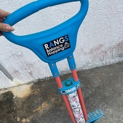 値下げ　子供の自転車　キックボード　ホッピングセットの画像