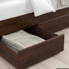 Ikea Bed + Mattress ベッドの画像