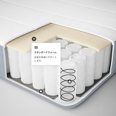 Ikea Bed + Mattress ベッドの画像