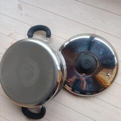 浅型両手鍋の画像
