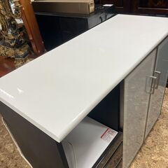 ニトリ キッチンボード 食器棚 カウンターNポスティア W120cm×H100cm×D50cm 札幌 東区の画像