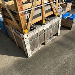 土日引き取り対応可　天然茶御影石　カナダ産　カレドニア　1380枚　ピンコロ　DIYで庭を豪華にの画像