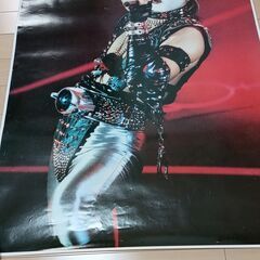 聖飢魔Ⅱ 1980年代の大きいポスター デーモン小暮 悪魔 蝋人形の館