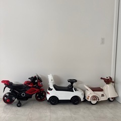 幼児向け乗用玩具3台まとめ売り