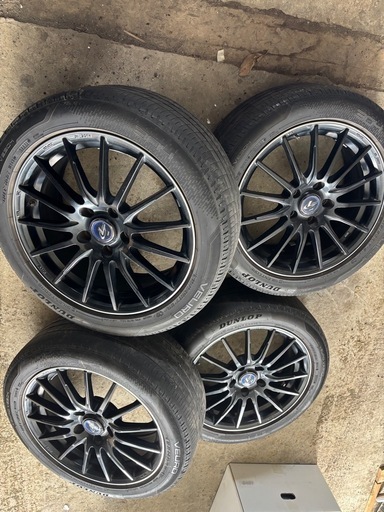 wedsレオニス　17インチタイヤホイール４本セット　中古