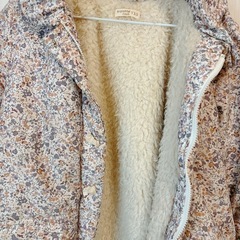 👧120cmキムラタン*ビケットクラブ全面ボアダウンコート中古美品!!の画像