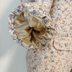 👧120cmキムラタン*ビケットクラブ全面ボアダウンコート中古美品!!の画像