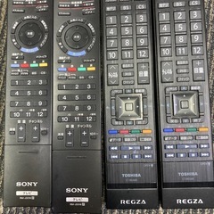 リモコン1個価格 東芝レグザ　ソニーブラビア　1個500円