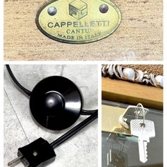 CAPPELLETTI CANTU イタリア製 キュリオケース キャビネット コレクションケース ガラスキャビネット 飾り棚■兵庫県姫路市から A25-075の画像