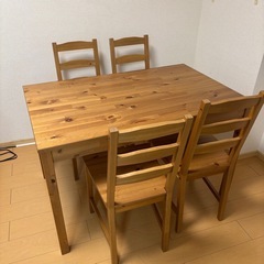 IKEA テーブル イス4脚 セット　JOKKMOKK ヨックモック