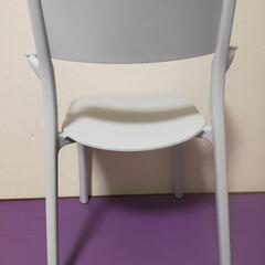 IKEA JANINGE イケア ヤニンゲ チェア　グレーの画像