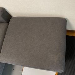 ３人がけソファ　オットマン付き