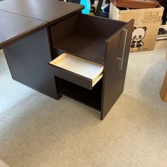 ☆値下げ☆　K2503-051 配送不可  ビクターインテリア デスク キズ汚れ有りの画像