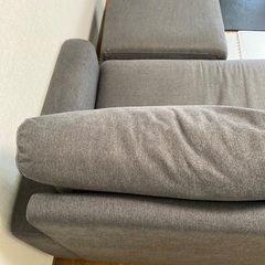 ３人がけソファ　オットマン付き