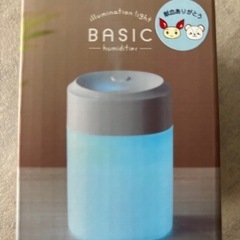 新品未開封 超音波卓上式加湿器 イルミネーションライト機能付き
の画像