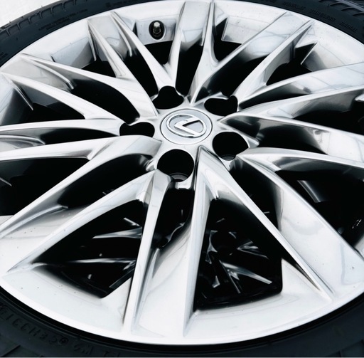 LS500 純正19インチタイヤ（トランザ）アルミセット ブリヂストンTURANZA T005A