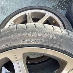 BEO ゴールドホイール 17インチ 4本セット 215/45/R17の画像