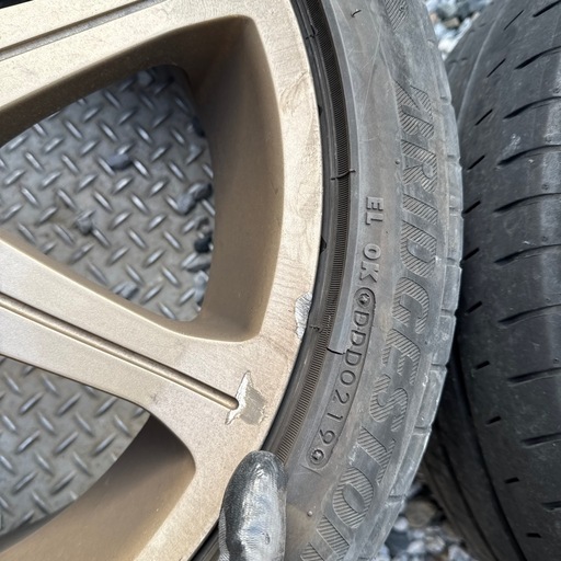 BEO ゴールドホイール 17インチ 4本セット 215/45/R17