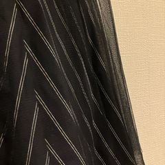 チュールスカート　ネイビーの画像