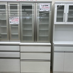 【キッチン家具・ダイニングセット最大20％OFFキャンペーン】ガラス扉食器棚