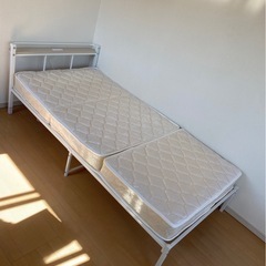 8776 シングルベッドセット ベッドセット シングルベッドフレ...