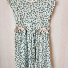 👧120cmキムラタン*ビケットクラブ花柄ワンピース超美品!!