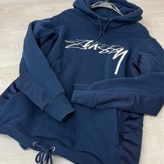 M【中古品】美品　stussy ステューシー 長袖 パーカー ス...
