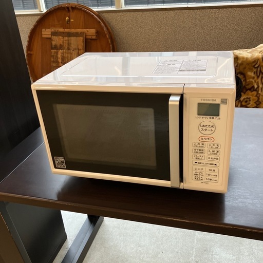 K2503-053 配送不可 ２０２０年製 TOSHIBA 電子レンジ 動作確認済み キズ汚れ有り