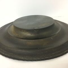 JME031K) ヨーロッパ輸入雑貨 楕円形プレート/ 深皿 アンティーク小物 重量：440g/材質不明 中古品【取りに来られる方限定】の画像