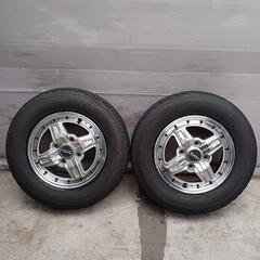 145/80R12　アルミ　タイヤ2本セット　No.140