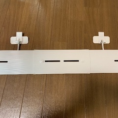 【未使用】エアコン　風除け　エアーウィングスリム　横幅最長70cm 横幅伸縮可能 ルームエアコン 家庭用 クーラー 空調 の画像