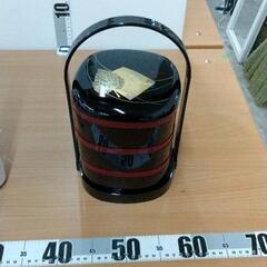 0303-265 kansai urushi 3段お重