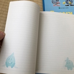 未使用ノート4冊（水道局）の画像
