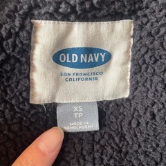 OLD NAVY 黒パーカー　サイズXSの画像