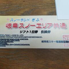 ☆★【リフト券】岐阜スノーエリア共通 ★☆ 高鷲スノーパーク／ダ...