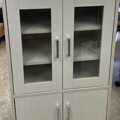 IRIS OHYAMA アイリスオーヤマ 家具 ガラスキャビネッ...