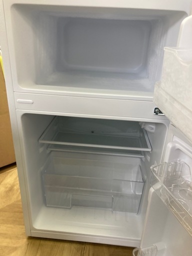 0224 美品 2024年製 ヤマダオリジナル ノンフロン冷蔵庫 YRZ-C09LW 87L