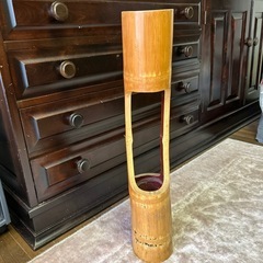竹の花いけ