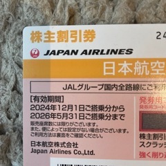 JAL株主割引券